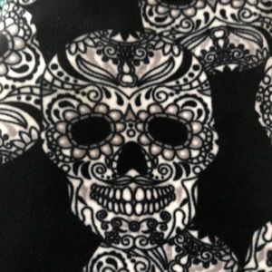 Sugar Skull Velvet Feel leggings